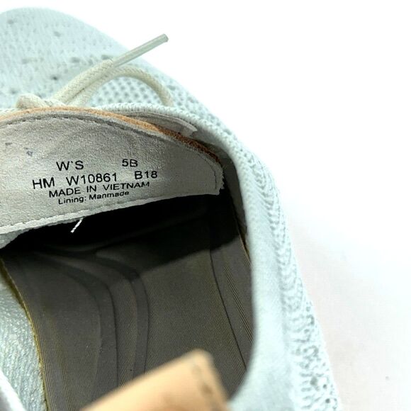 Women Cole Haan Zero Grand Stitchlite 2Knit Oxford Shoes Vapor Gray/ Flame 5B - Picture 5 of 10